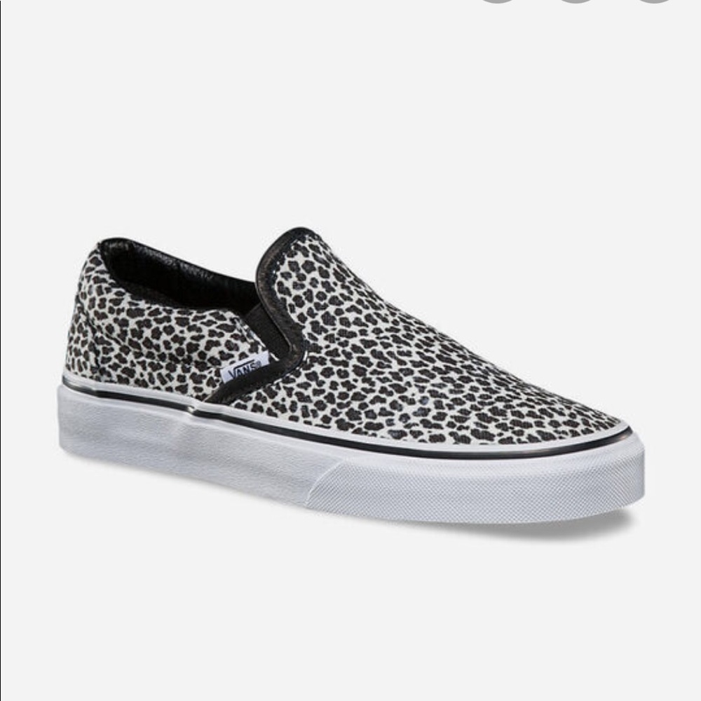 VANS Mini Leopard Classic Slip-Ons SZ 8